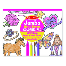 Load image into Gallery viewer, Jumbo Coloring Pad Multi Theme