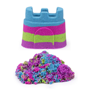 Kinetic Sand Rainbow Castle Container