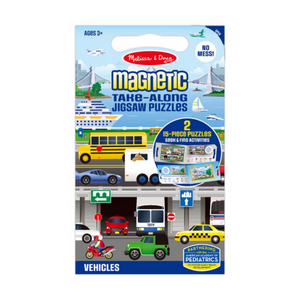 Magnetic Jigsaw Puzzle Vehicles
