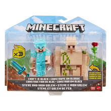 Load image into Gallery viewer, Minecraft Figures 2-Pack