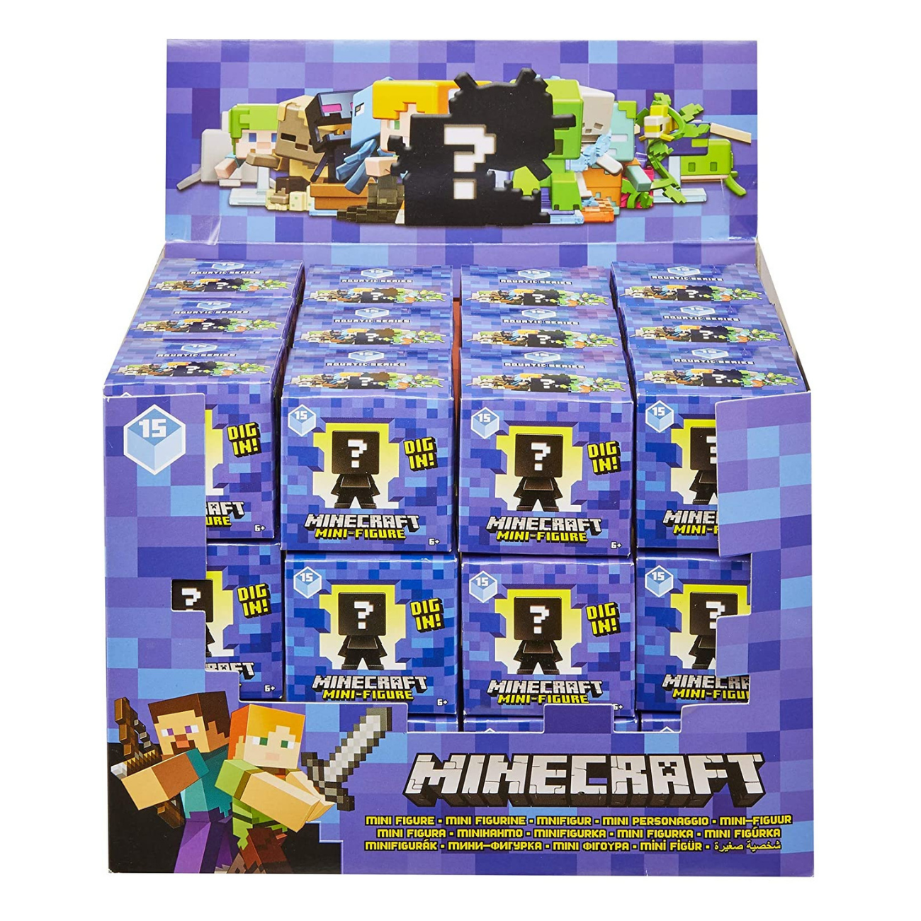 Miniature minecraft figures sales