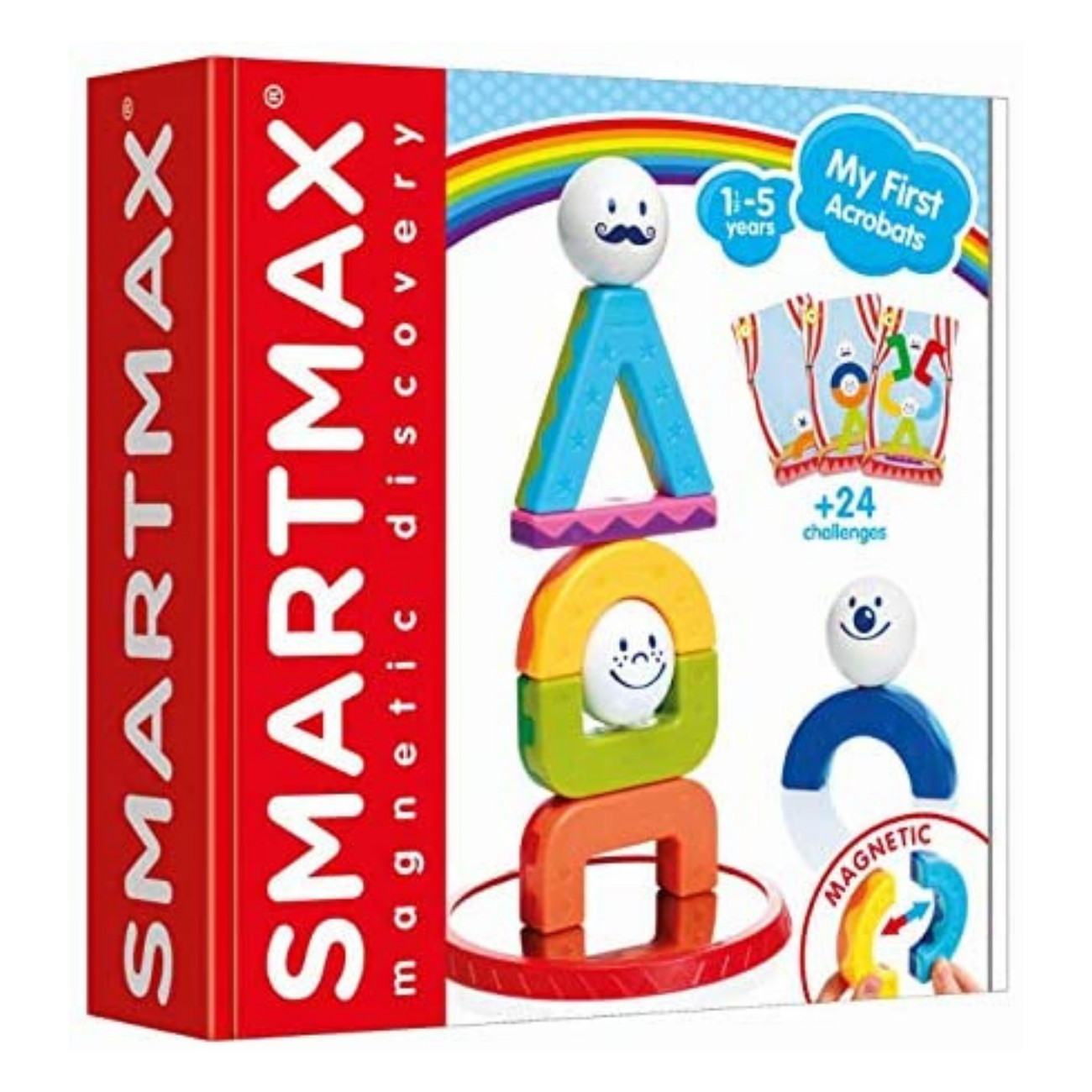 SmartMax Magnetic Discovery My First Animal Friends Building 9 PC Set 1 - 5  Yrs