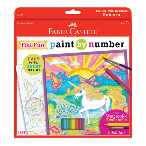 Paint by Number Unicorn Foil Fun