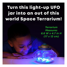 Load image into Gallery viewer, Space Terrarium lights up