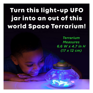 Space Terrarium lights up