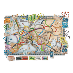 Ticket to Ride Europe game board