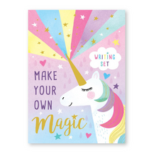 Load image into Gallery viewer, Magical Unicorn Writing Set