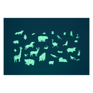 Glow-in-the-Dark Wall Stickers - Animals